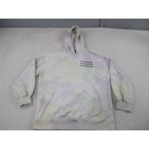 Dua Lipa Hoodie Mens Small Pastel Tie Dye Don't Start‎ Now Graphic Sweatshirt